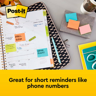 Post-it® Notes 653AN, 1 3/8 in x 1 7/8 in (34.9 mm x 47.6 mm)