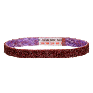 Scotch-Brite Durable Flex Low Stretch Belt, A/O Medium, 1/4 in x 18 in