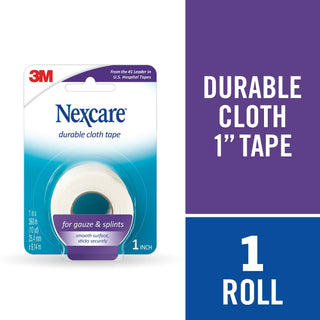 Nexcare Durable Cloth First Aid Tape 791-1PK, 1 in x 10 yds.