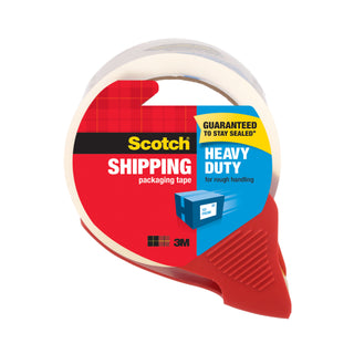 Scotch® Heavy Duty Shipping Packaging Tape 3850S-RD-12GC, 1.88 in x 38.2 yd