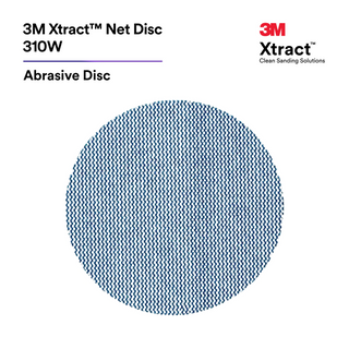 3M Xtract Net Disc 310W, 180+, 3 in x NH, Die 300V, 50/Carton