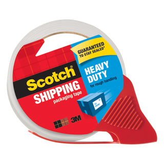 Scotch® Heavy Duty Shipping Packaging Tape 3850-RD-12GC, 1.88 in x 54.6 yd