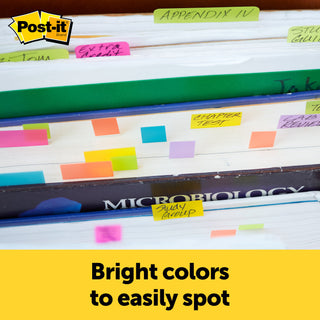 Post-it® Page Markers 670-5AN, 1/2 in x 1 7/8 in (12.7 mm x 47.6 mm)