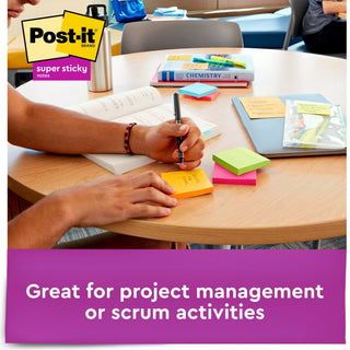 Post-it® Notes 3321-5SSAU, 3 in x 3 in (76 mm x 76 mm)