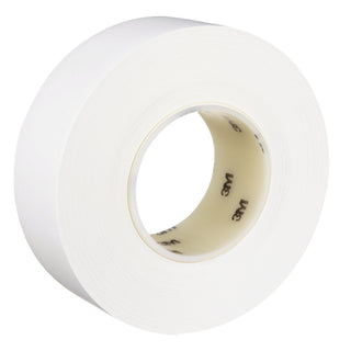 3M Durable Floor Marking Tape 971, White, 2 in x 36 yd, 17 mil, 6 Rolls/Case