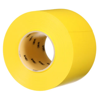 3M Durable Floor Marking Tape 971, Yellow, 4 in x 36 yd, 17 mil, 3 Rolls/Case