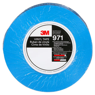 3M Durable Floor Marking Tape 971, Blue, 3 in x 36 yd, 17 mil