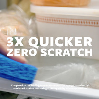 Scotch-Brite® Zero Scratch Scrub Sponge MP3-SIOC, 4.4 in x 2.6 in x 0.8 in