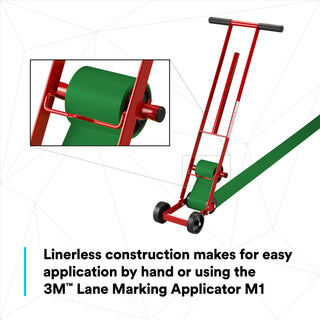 3M Durable Floor Marking Tape 971, Green, 4 in x 36 yd, 17 mil, 3 Rolls/Case