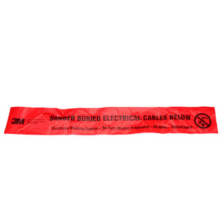 3M Electronic Marking System (EMS) Warning Tape 7902-XT, Red, 6 in, Power, 500ft