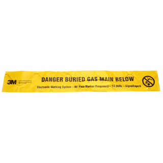 3M Electronic Marking System (EMS) Warning Tape 7905-XT, Yellow, 6 in, Gas