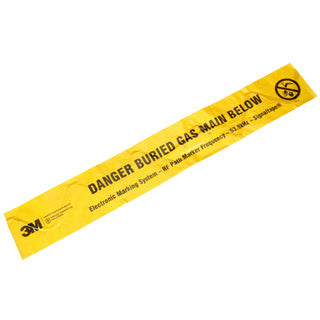 3M Electronic Marking System (EMS) Warning Tape 7905-XT, Yellow, 6 in, Gas