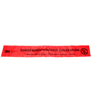 3M Electronic Marking System (EMS) Caution Tape 7902, Red, 6 in, Power, 500 ft