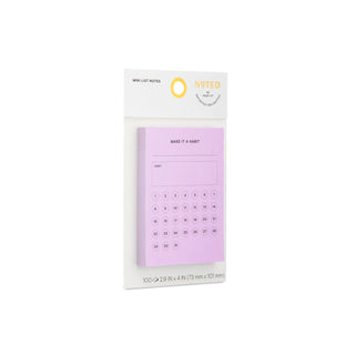 Post-it® Printed Notes NTD-34-LIL, 4 in x 2.9 in (101 mm x 73 mm)