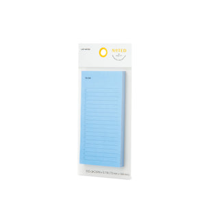 Post-it® Printed Notes NTD-36-BLU3, 2.9 in x 5.7 in (73 mm x 144 mm)