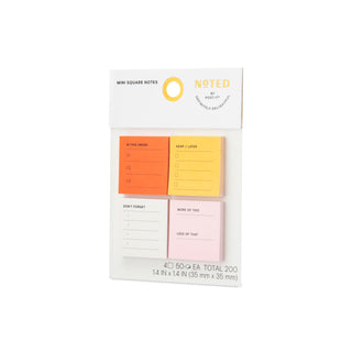 Post-it® Printed Notes NTD-MINI-TD , 1.4 in x 1.4 in (35 mm x 35 mm)