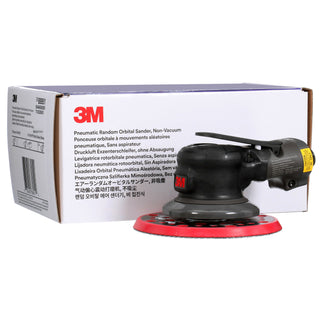 3M Pneumatic Random Orbital Sander, 88951, 6 in, Non-Vacuum, 5/16 inOrbit