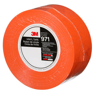 3M Durable Floor Marking Tape 971, Orange, 3 in x 36 yd, 17 mil, 4 Rolls/Case