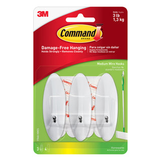 Command Medium Wire Hooks 17068-HWES