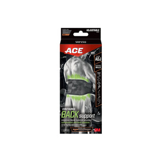 ACE Contoured Back Support 902001, Adjustable