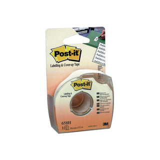 Post-it® Labeling and Cover-up Tape 658, 1 in x 700 in (25.4 mm x 17.7 m)