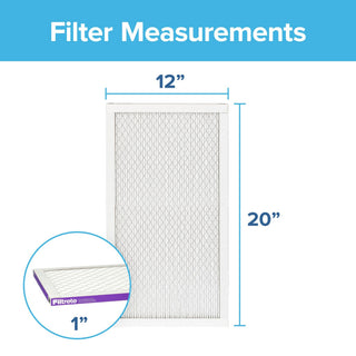 Filtrete High Performance Air Filter 1500 MPR 2019DC-4, 12 in x 20 in x 1 in