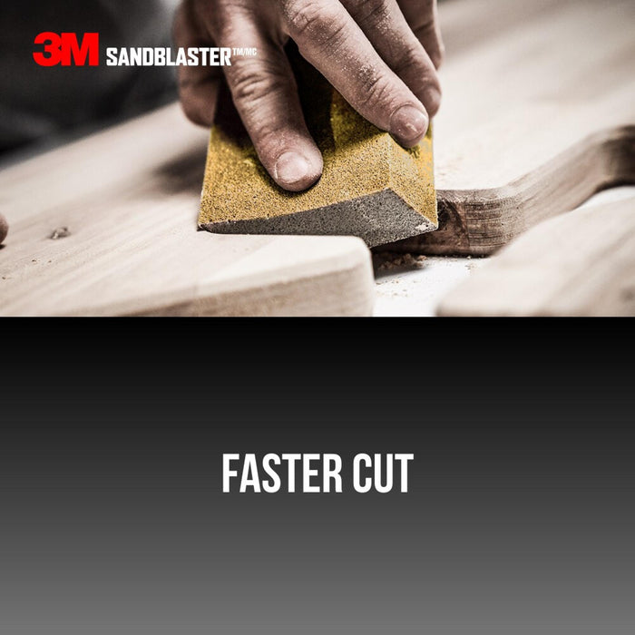 3M SandBlaster Advanced Sanding Sanding Sponge 20909-36, Coarse, 36 grit