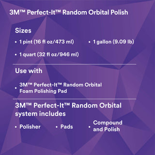 3M Perfect-It Random Orbital Polish 34135, 1 Gallon (9.09 lb)