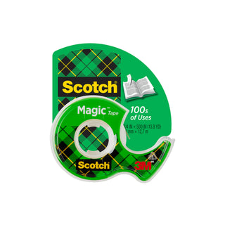 Scotch® Magic Invisible Tape 104, 1/2 in x 450 in x (12.7 mm x 11.4 m)