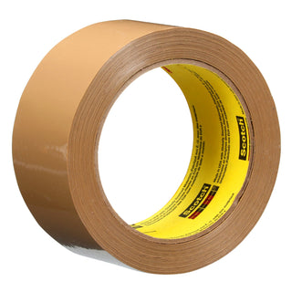 Scotch® Box Sealing Tape 375+ High Tack, Tan, 48 mm x 50 m