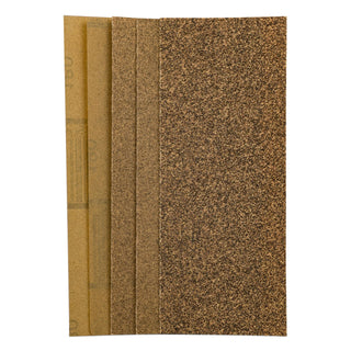 3M Sandpaper 03039, Asst Grit, 3-2/3 in x 9 in, 5/Pack