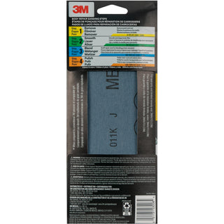 3M Emery Cloth Assort 03008, 3-2/3 in x 9 in, 6 Sheet/Pack