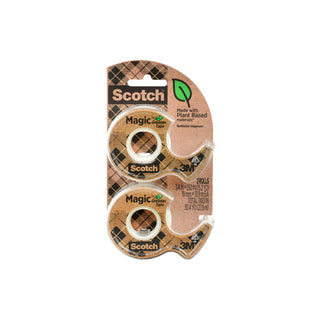 Scotch® Magic Greener Tape 123DM-2-EF, 0.75 in x 550 in (19 mm x 13.9 m)