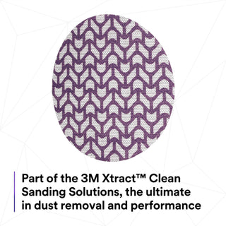 3M Xtract Cubitron II Net Disc 710W, 120+, 5 in x NH, Die 500X,
50/Carton