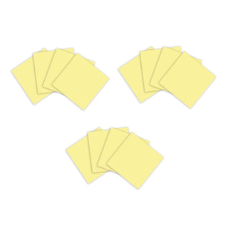 Post-it® Notes 654R-12SSCY, 3 in x 3 in (76 mm x 76 mm)