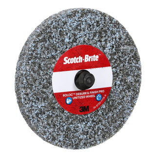 Scotch-Brite Roloc Deburr & Finish PRO Unitized Wheel, DP-UR, 9C Extra Coarse+