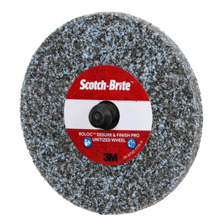 Scotch-Brite Roloc Deburr & Finish PRO Unitized Wheel, DP-UR, 9C Extra Coarse+