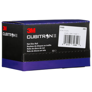 3M Cubitron II Net Disc Roll 31655, 240+, 6 in, 50 Discs/Roll