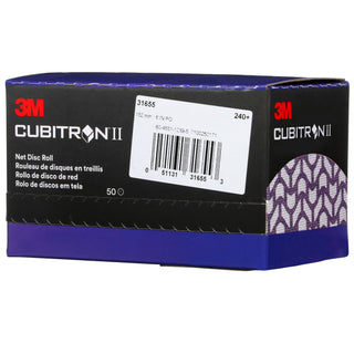 3M Cubitron II Net Disc Roll 31655, 240+, 6 in, 50 Discs/Roll