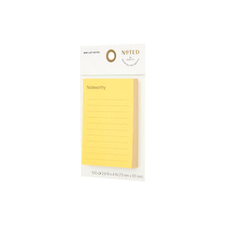 Post-it® Mini List Notes NTDW-34-1, 4 in x 2.9 in (101 mm x 73 mm)