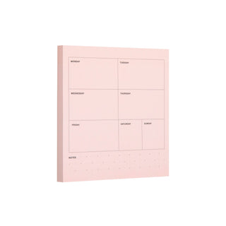 Post-it® Planner Pad NTDW-55-2, 4.9 in x 4.9 in (124 mm x 124 mm)