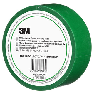 3M UV Resistant Green Masking Tape, 48 mm x 55 m