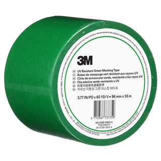 3M UV Resistant Green Masking Tape, 96 mm x 55 m