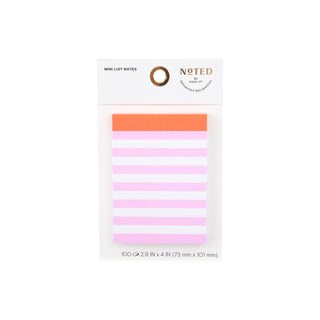 Post-it® Mini List Notes NTD8-34-3, 4 in x 2.9 in (101 mm x 73 mm)