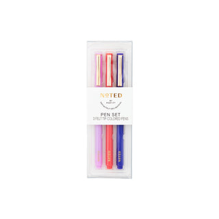 Post-it® 3pk Pens NTD8-PEN-3, 3 Felt Tip Colored Pens