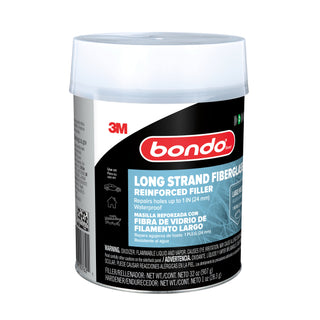 Bondo® Long Strand Fiberglass Reinforced Filler LS-QT-ES, 32 oz (2 lb)