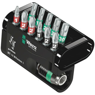 Wera Bit-Check 12 BiTorsion 1, 12 pieces