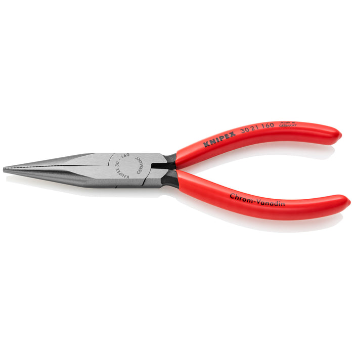Knipex 30 21 160 6 1/4" Long Nose Pliers-Half Round Tips