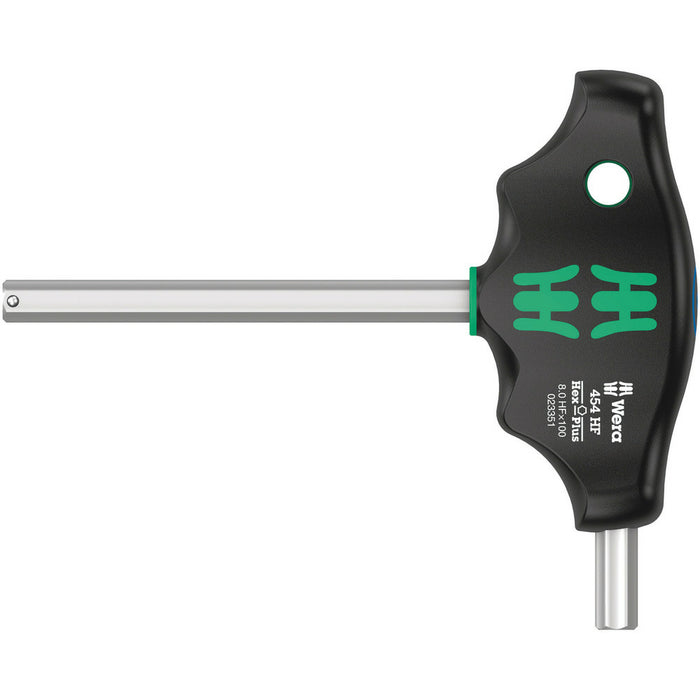 Wera 454 HF T-handle hexagon screwdriver Hex-Plus with holding function, 8 x 150 mm