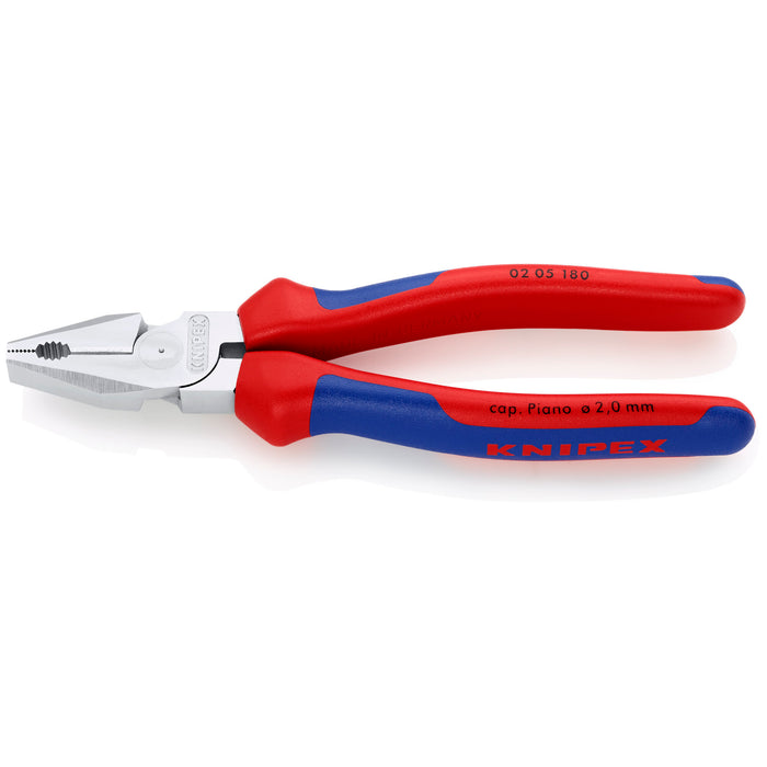Knipex 02 05 180 7 1/4" High Leverage Combination Pliers